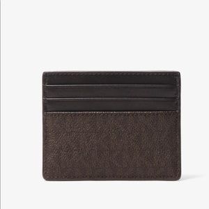Michael Kors Jet Set Tall Logo Card Case
